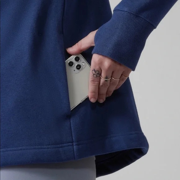 Athleta COZY KARMA 1/4 ZIP HOODIE - Picture 4 of 10